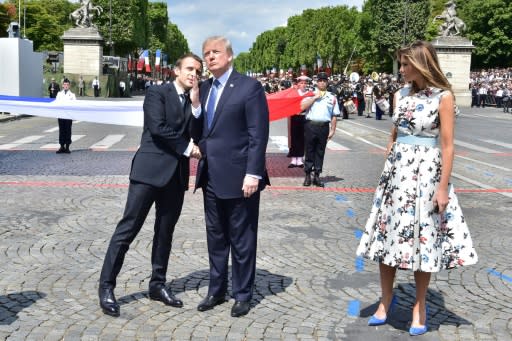 Two years ago Macron tried bonding with Trump at the Bastille Day parade. Since then, their ties have soured