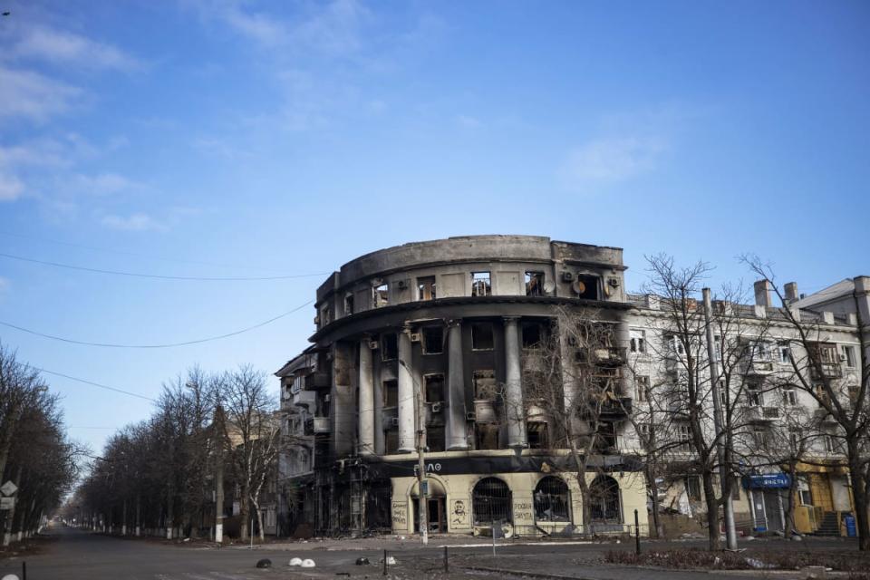 <div class="inline-image__caption"><p>A destroyed building in Bakhmut, Ukraine, on Jan. 25, 2023. </p></div> <div class="inline-image__credit">Mustafa Ciftci/Anadolu Agency via Getty Images</div>