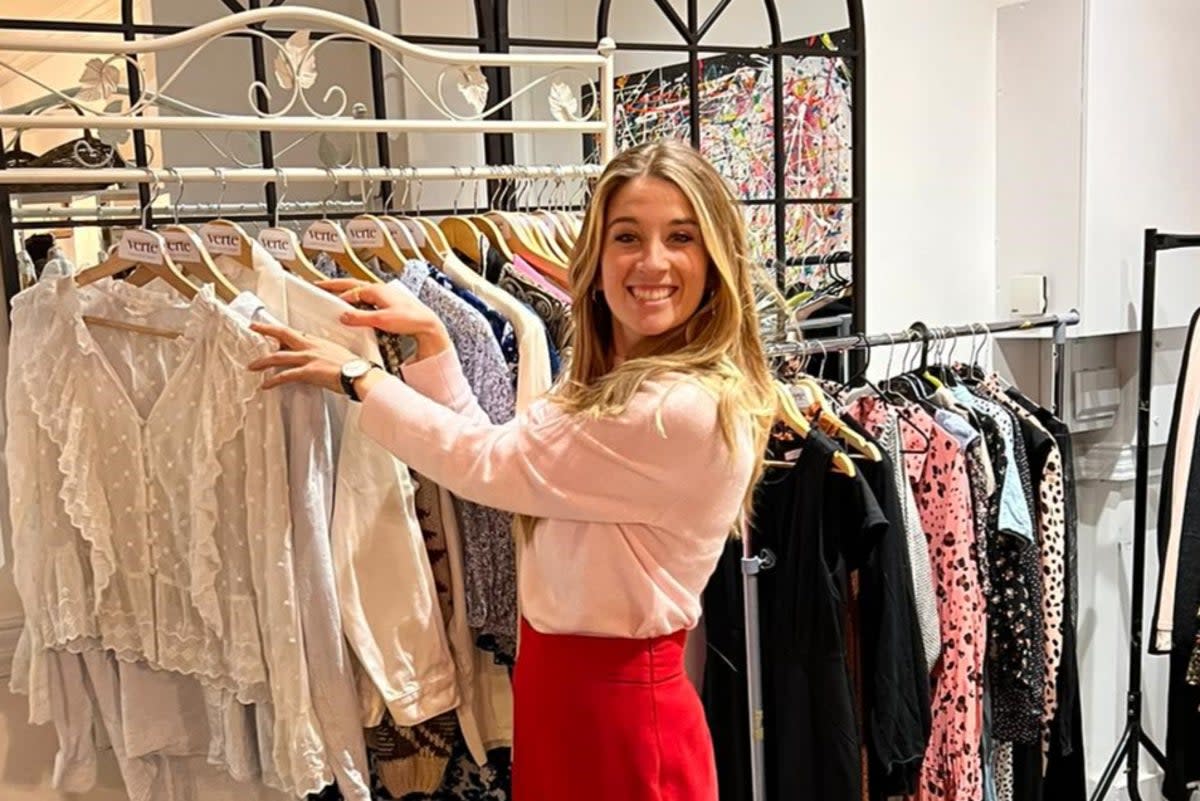 Verte founder Jess Brunt at one of her clothes swap events (Verte)