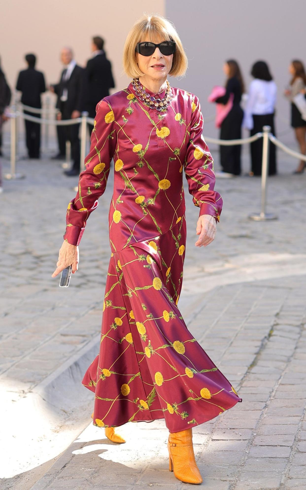 Anna Wintour attends the Valentino Womenswear Spring/Summer 2024 show