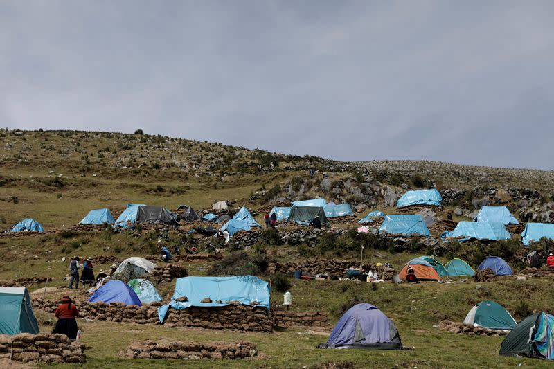 FILE PHOTO: Peru communities reject latest proposal to end Las Bambas mine conflicts