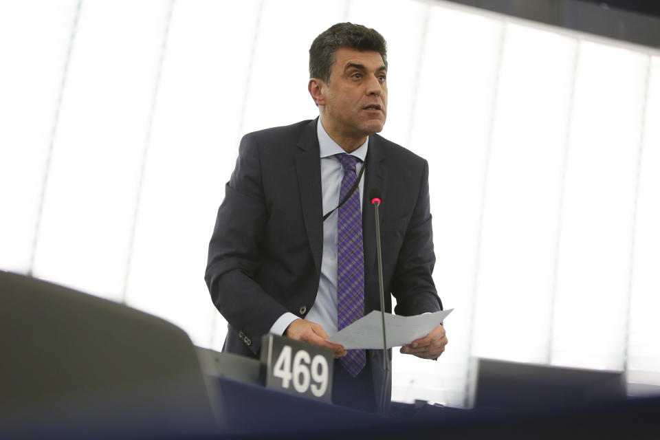 The Romanian socialist MEP who clashed with his British counterparts (European Parliament)