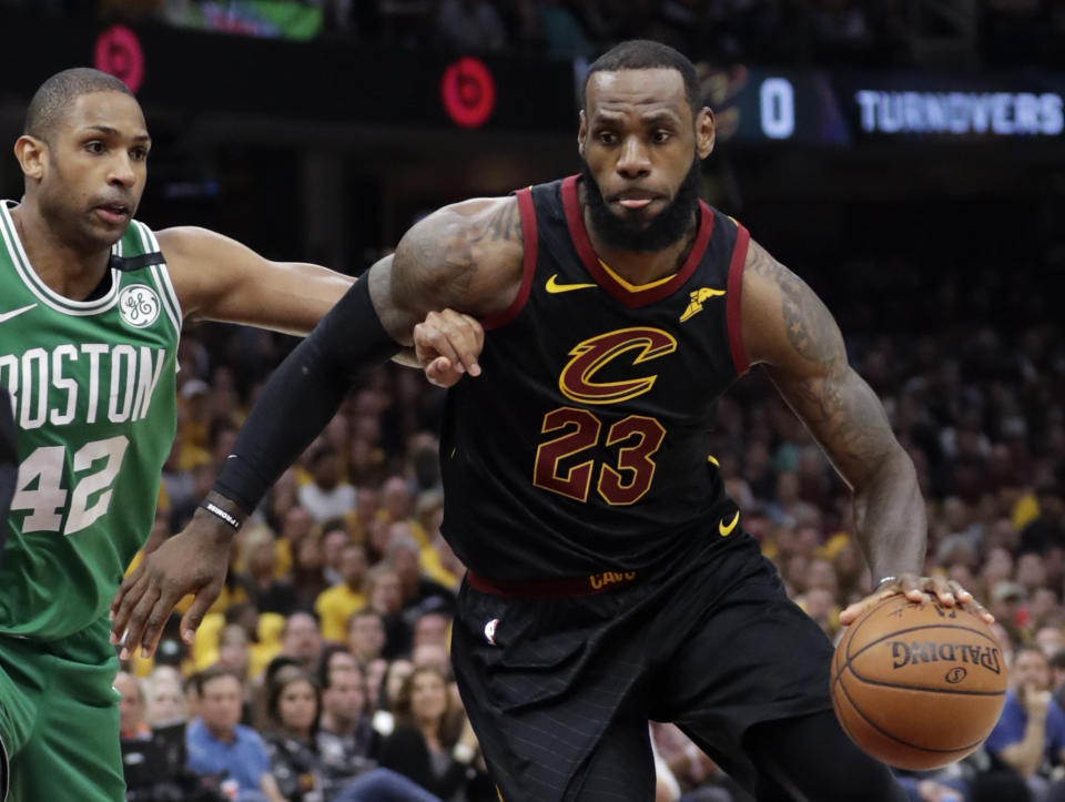 LeBron James had 44 points that weren’t really talked about Monday night. (AP)