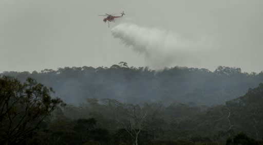 Fires have been burning in Melbourne's outer suburbs