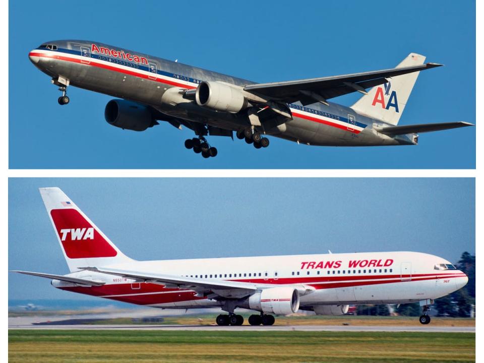 American Airlines and Trans World Airlines merger