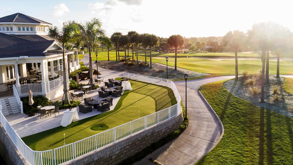 Located at the North Palm Beach Country Club, Farmer's Table offers views of the golf course.