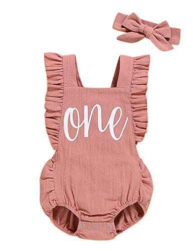 22) First Birthday Romper