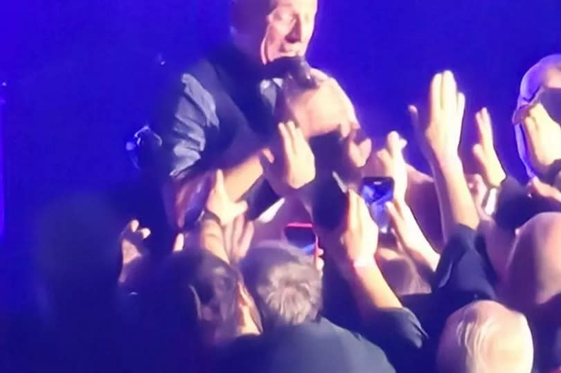 Springsteen gets up close to his fans