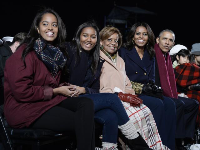 The Obama family in 2015