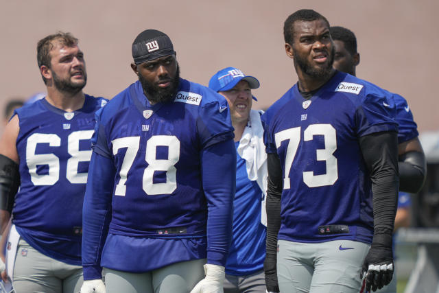 Giants offensive line seemingly more unsettled than before camp started