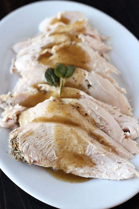 <strong>Get the <a href="https://www.handletheheat.com/slow-cooker-turkey-breast/" target="_blank">Slow Cooker Turkey Breast recipe</a>&nbsp;from Handle The Heat</strong>