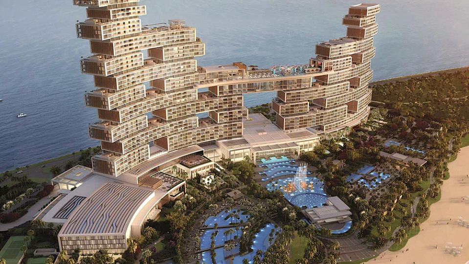 The stunning structure. - Credit: Photo: Courtesy The Royal Atlantis Residences