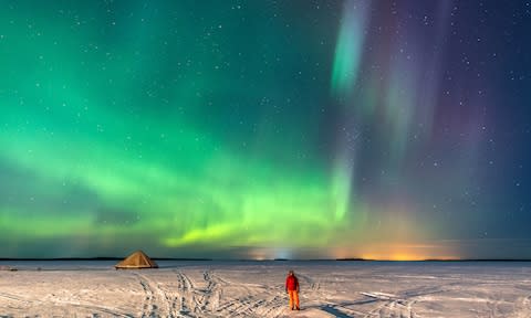 Northern Lights over Sweden - Credit: alamy