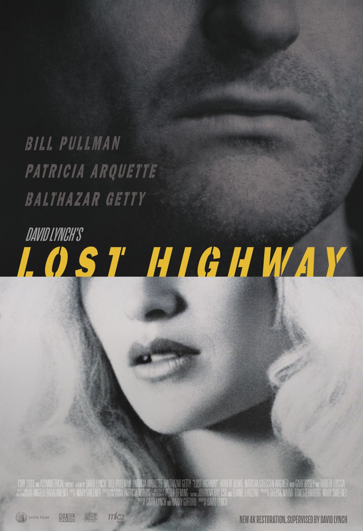 Poster for "Lost Highway," which will be shown at the IMAX theater for Tallahassee Film Festival, Sept. 3-4, 2022.