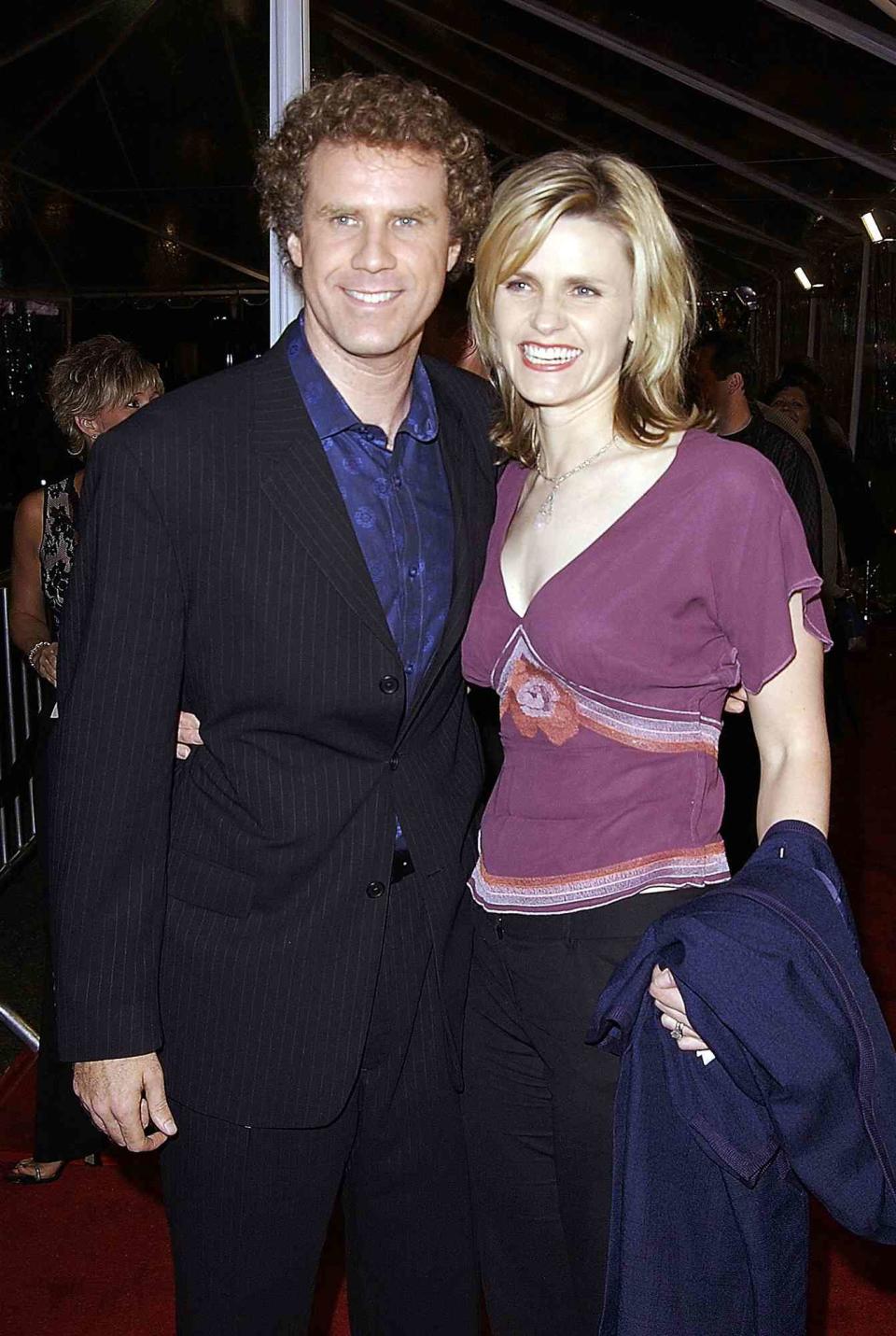 Will Ferrell and wife actress Viveca Paulin attend the premiere of "Old School" at Grauman's Chinese Theatre on February 13, 2003 in Hollywood, California. The film opens in theaters nationwide on February 14, 2003