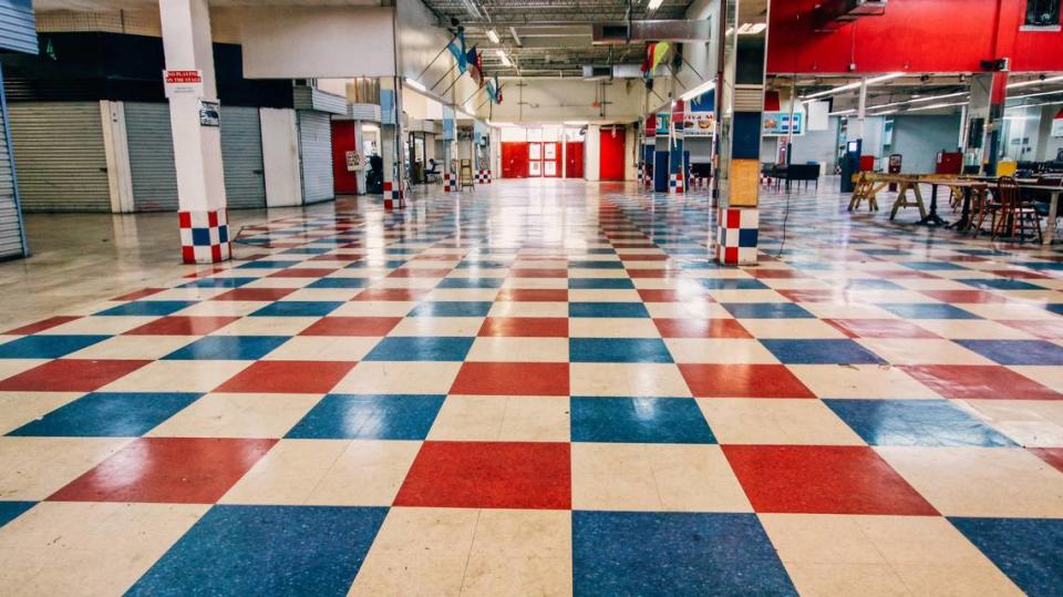 The floor of Miami’s Flea Market USA, shortly before it closed in March 2019. The photo was taken by Miami writer Yanis Carreto, who wrote a blog post about her memories at the market at 3015 NW 79th St.