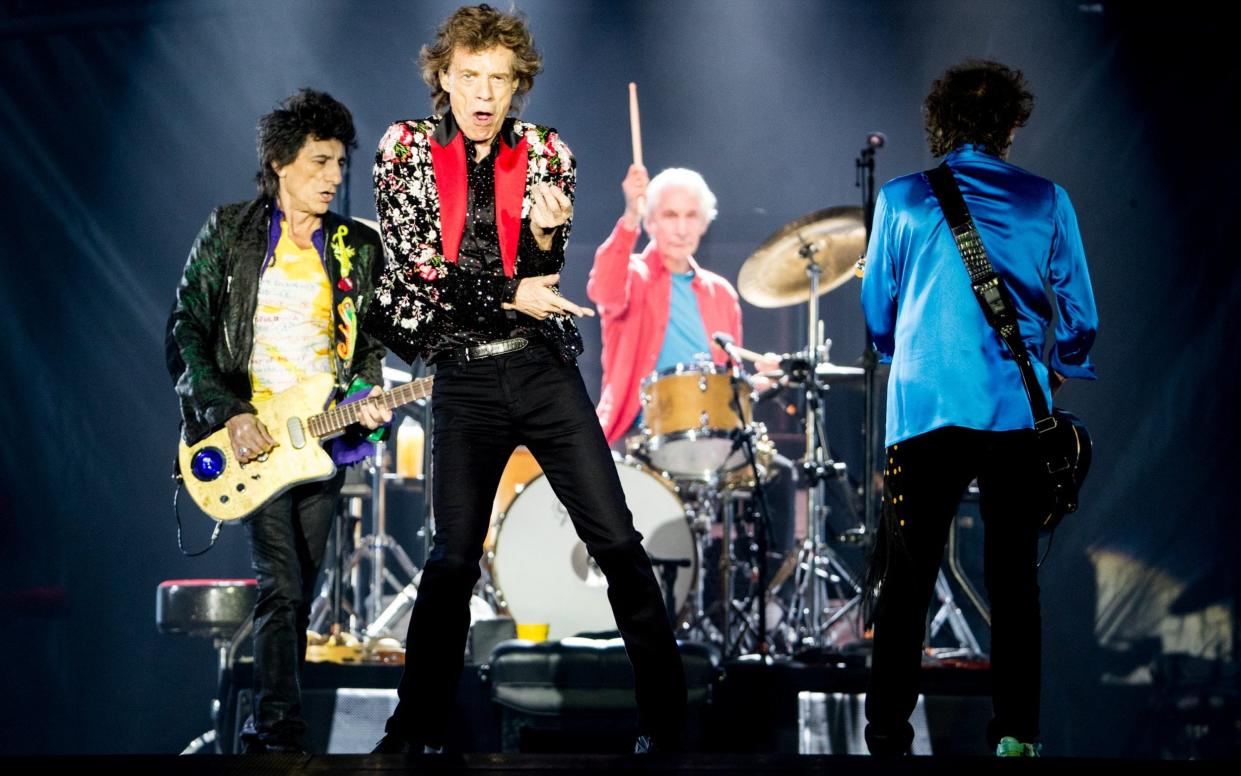 The Rolling Stones on stage in 2019 - Getty