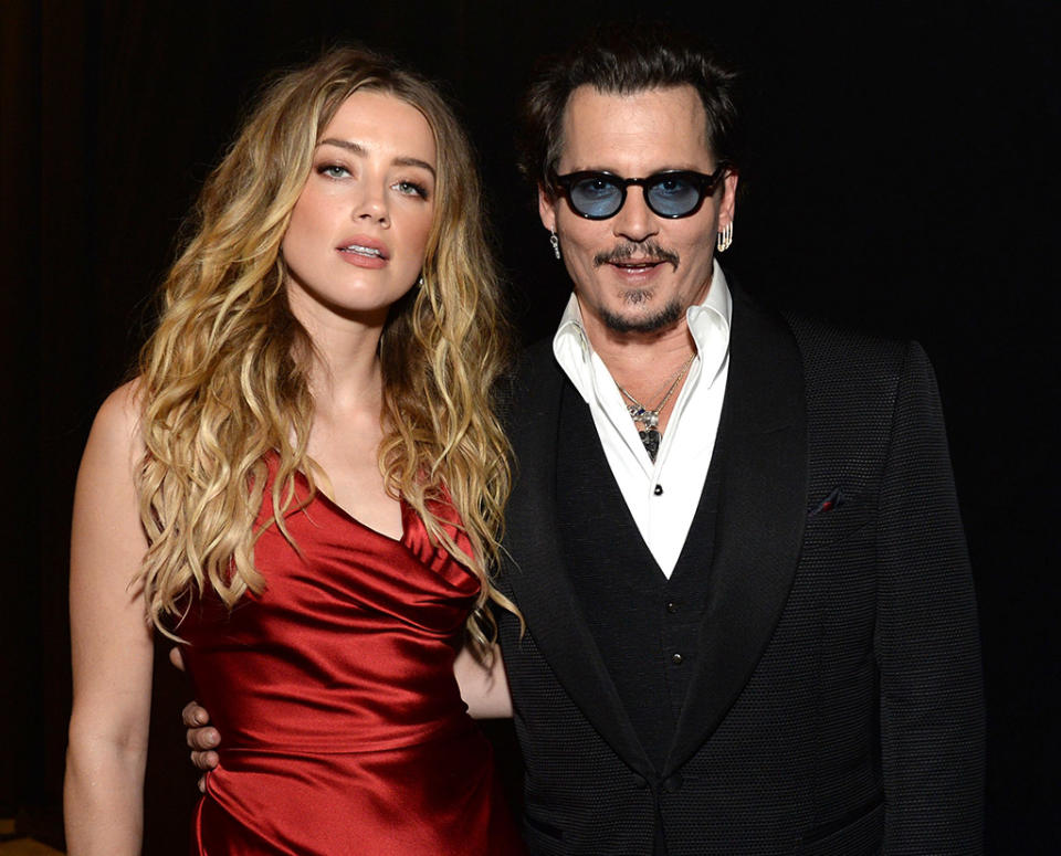 Johnny Depp and Amber Heard 