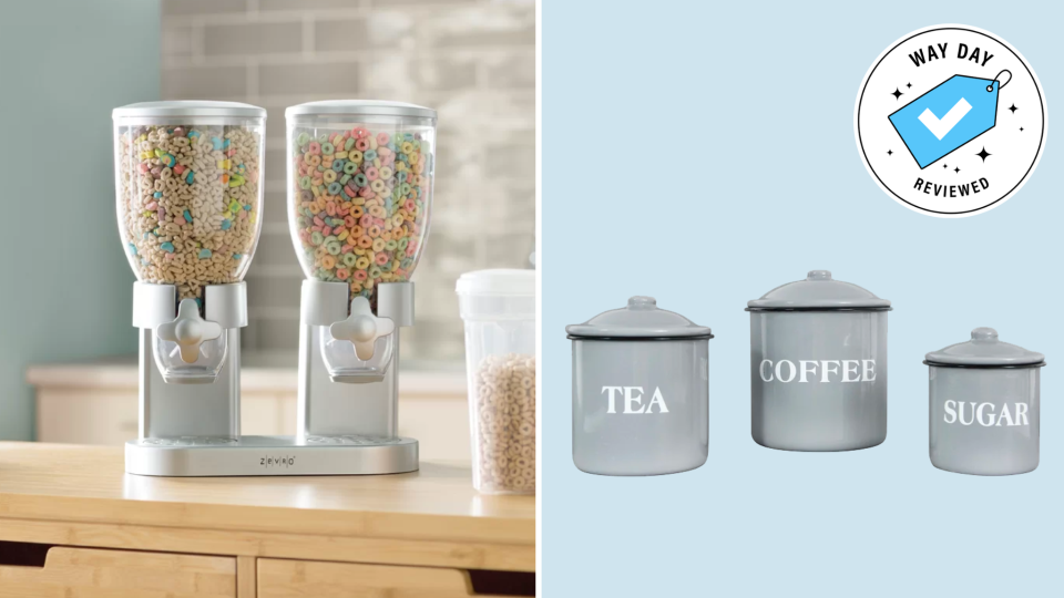 Keep your kitchen nice and tidy for less with these storage and kitchenware deals from Wayfair.