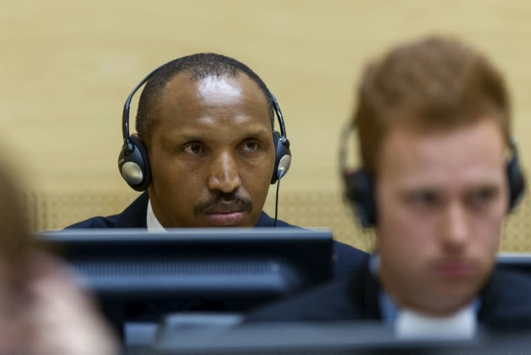 Congolese warlord Bosco Ntaganda sits in the courtroom of the International Criminal Court (ICC) in The Hague during the first day of his trial on September 2, 2015