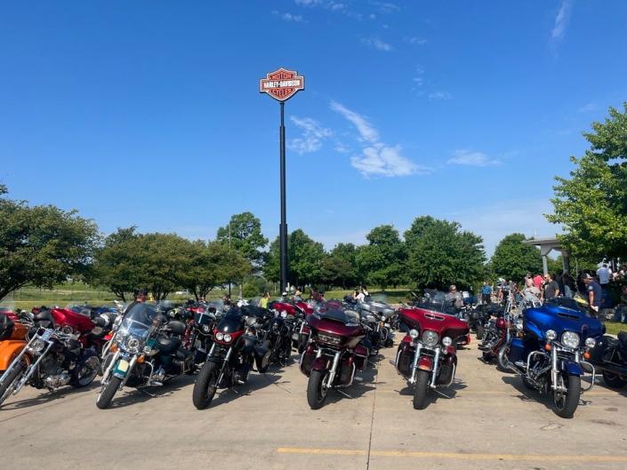 The presidential candidates are set to join U.S. Senator Joni Ernst on a motorcycle ride to the Iowa State Fairgrounds for his annual Roast & Ride event.