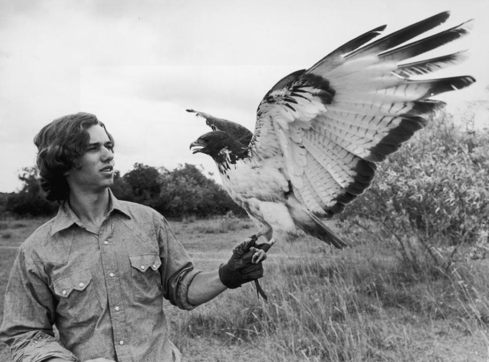 Robert F Kennedy Jr, pictured in 1974 in Kenya, was long a prominent and respected environmentalist (Getty Images)