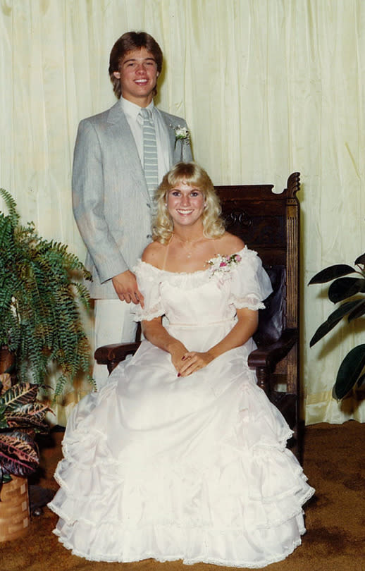 kim kardashian in high school prom