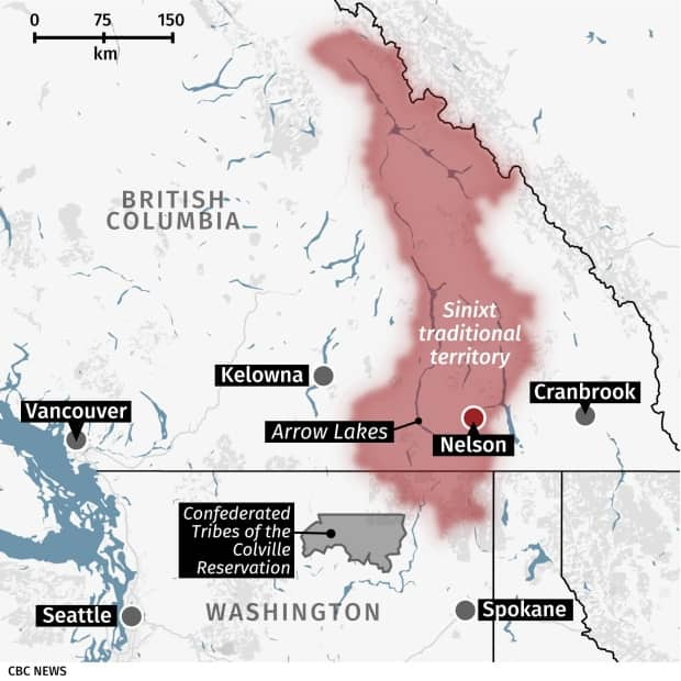 The majority of the Sinixt's traditional territory is in British Columbia.