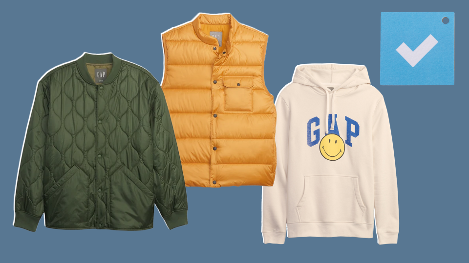 Gap's extended sizing allows you to stay on trend without sacrificing comfort.