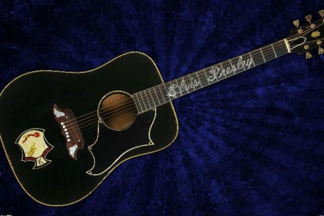 Elvis's 1969 Gibson Dove guitar.