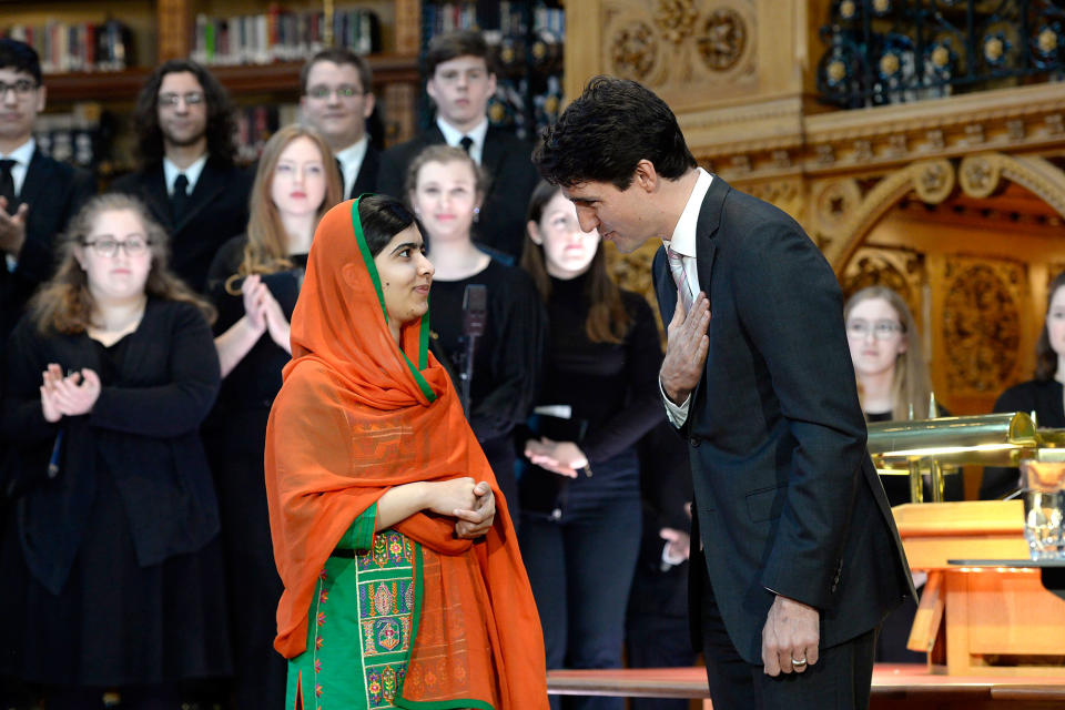 Malala Yousafzai in Canada