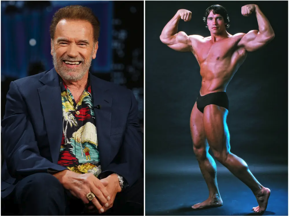 Arnold Schwarzenegger wurde mehrmals Bodybuilding-Weltmeister. - Copyright: Getty/Jack Mitchell