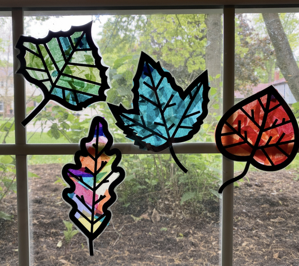 Fall Leaves Suncatchers