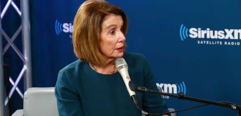 Nancy Pelosi speaks on SiriusXM.