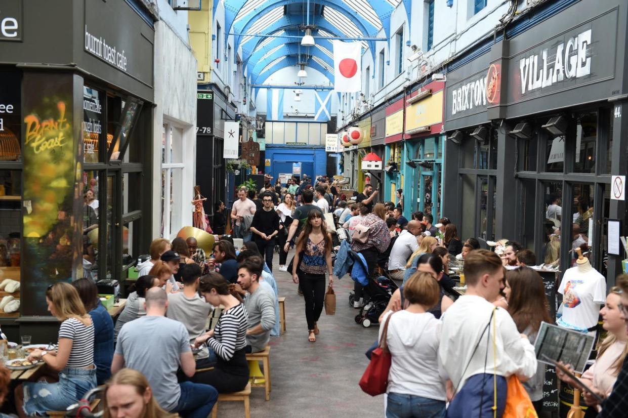 For sale: Investors have the opportunity to buy Brixton Market, comprising Brixton Village and Market Row