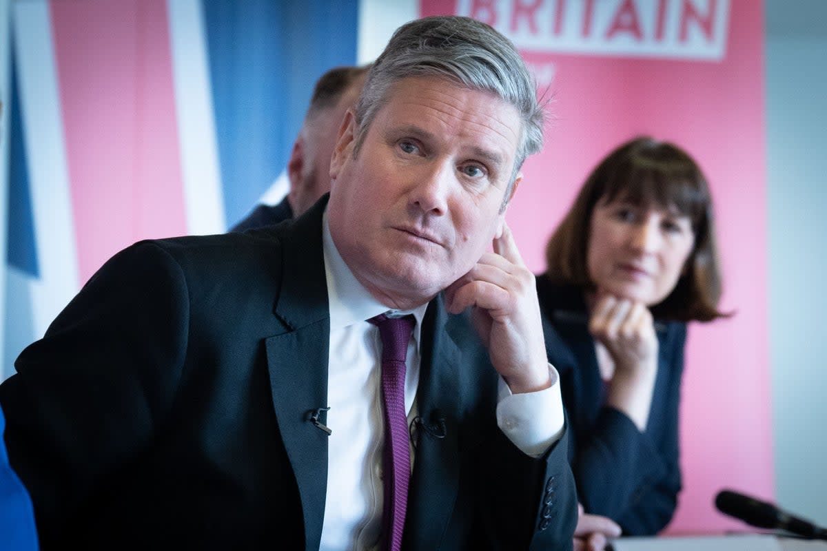 Sir Keir Starmer and his shadow chancellor Rachel Reeves have said the money isn’t there to lift the two-child limit in the benefits system  (PA Wire)