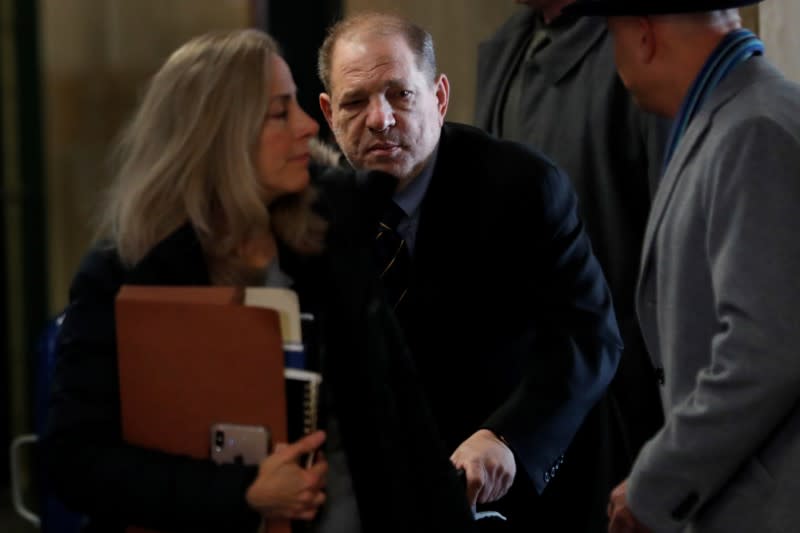 Film producer Harvey Weinstein arrives at New York Criminal Court for his sexual assault trial in the Manhattan borough of New York City, New York