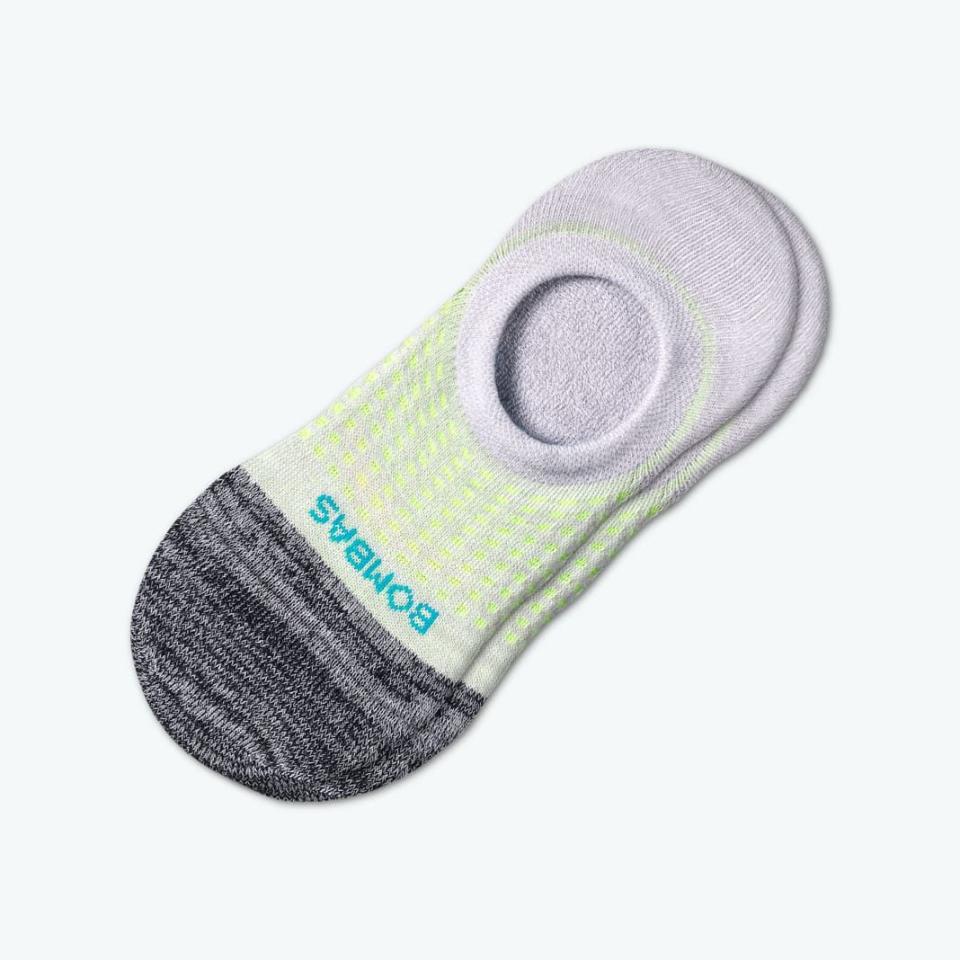 <p><strong>Bombas</strong></p><p>bombas.com</p><p><strong>$16.50</strong></p><p><a href="https://go.redirectingat.com?id=74968X1596630&url=https%3A%2F%2Fbombas.com%2Fproducts%2Fwomens-performance-cushioned-no-show-socks%3Fvariant%3Dwhite%26size%3Dm&sref=https%3A%2F%2Fwww.cosmopolitan.com%2Fstyle-beauty%2Ffashion%2Fg30385698%2Fbest-no-show-socks%2F" rel="nofollow noopener" target="_blank" data-ylk="slk:Shop Now;elm:context_link;itc:0;sec:content-canvas" class="link ">Shop Now</a></p><p>These cushioned, moisture-wicking bbs have special silicone grips, so they won’t slip off your heel, no matter what sport you’re doing. (Or, ya know, if you're just lounging at home <em>thinking</em> about doing something active. No judgement!)</p>