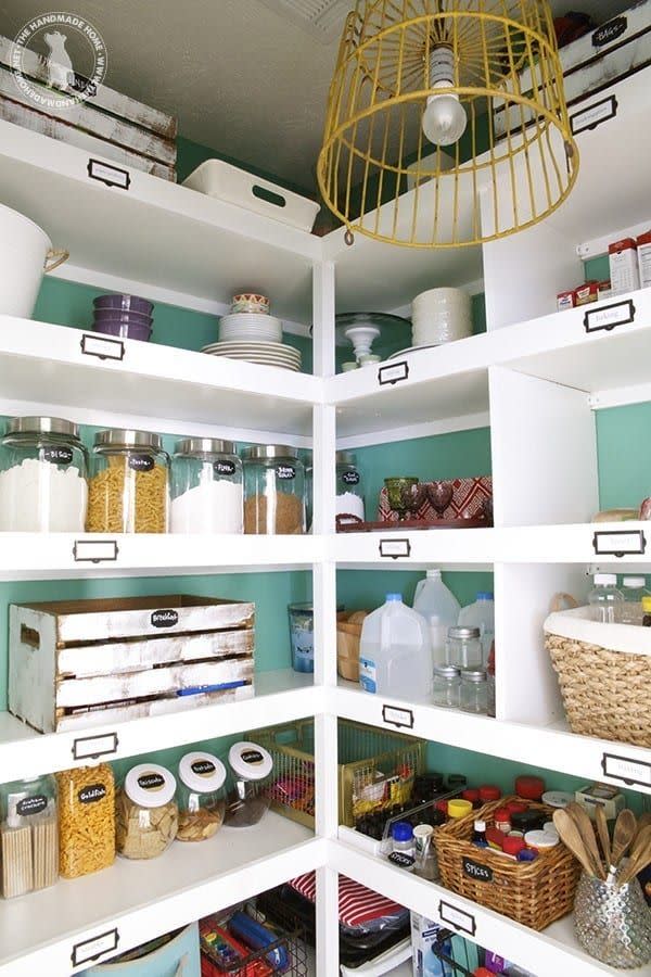 pantry organization ideas like diy shelves