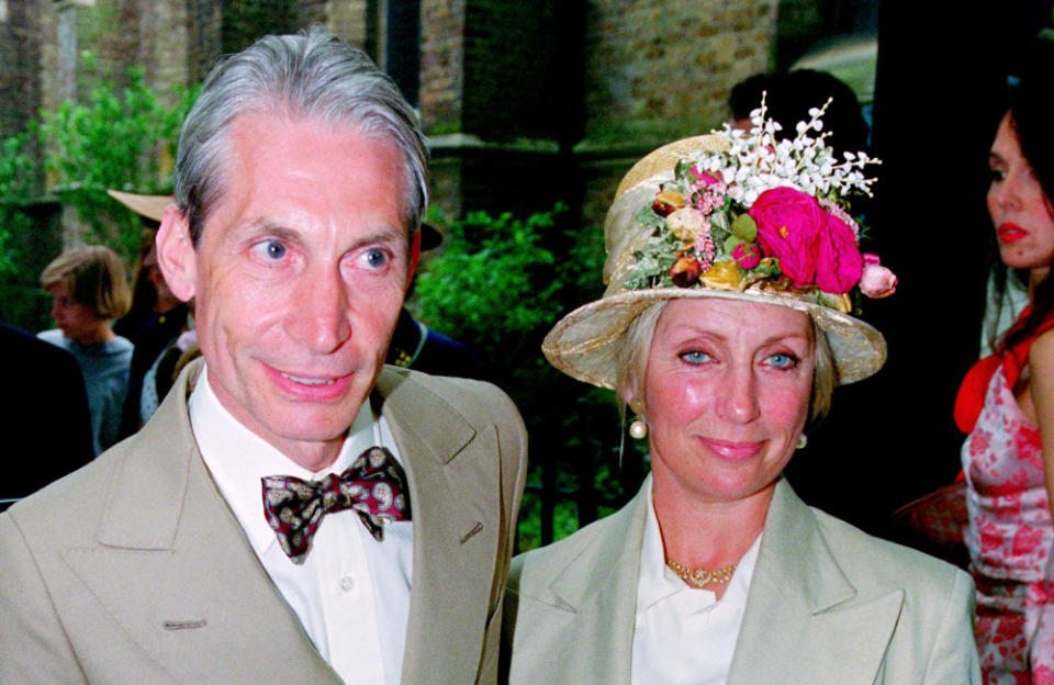 Charlie Watts’ wife Shirley has died aged 82 credit:Bang Showbiz