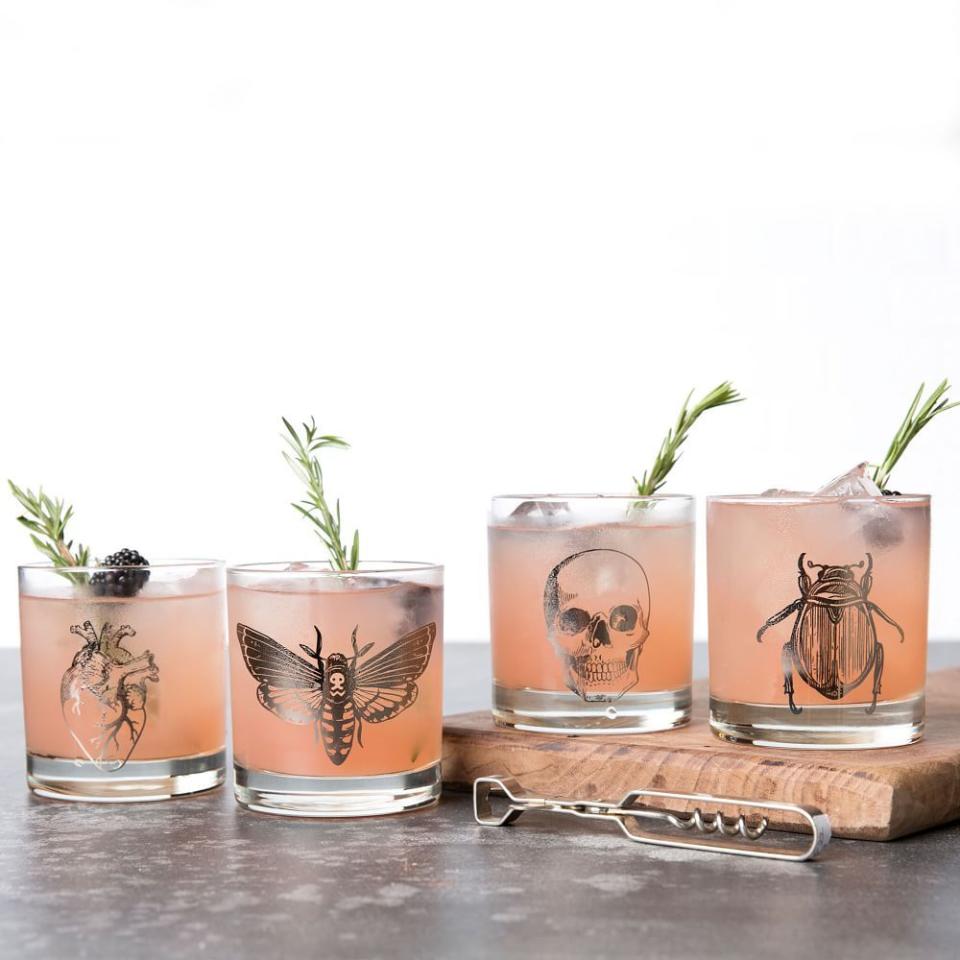 Spooky Whiskey Glass  (Set of Four)