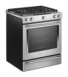 6) KSGB900ESS Slide-In Gas Range