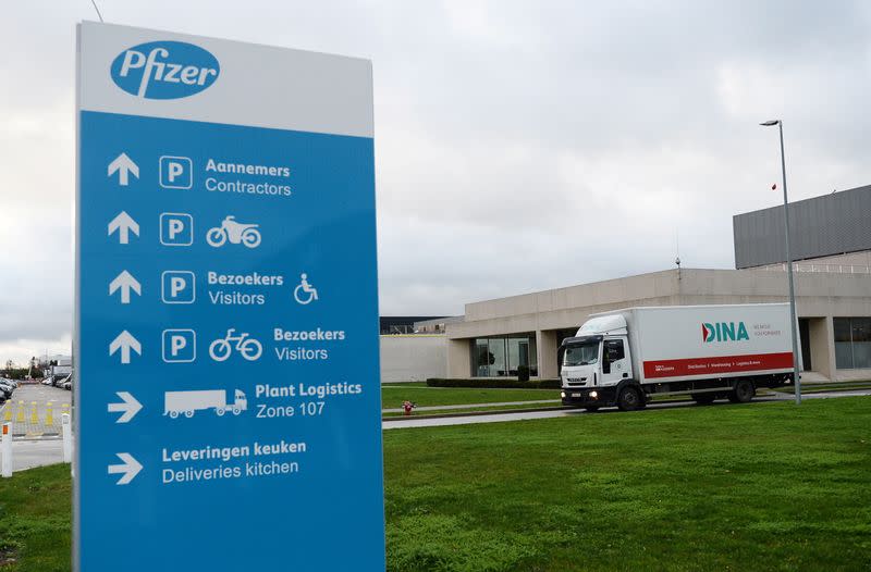 Pfizer plant in Puurs