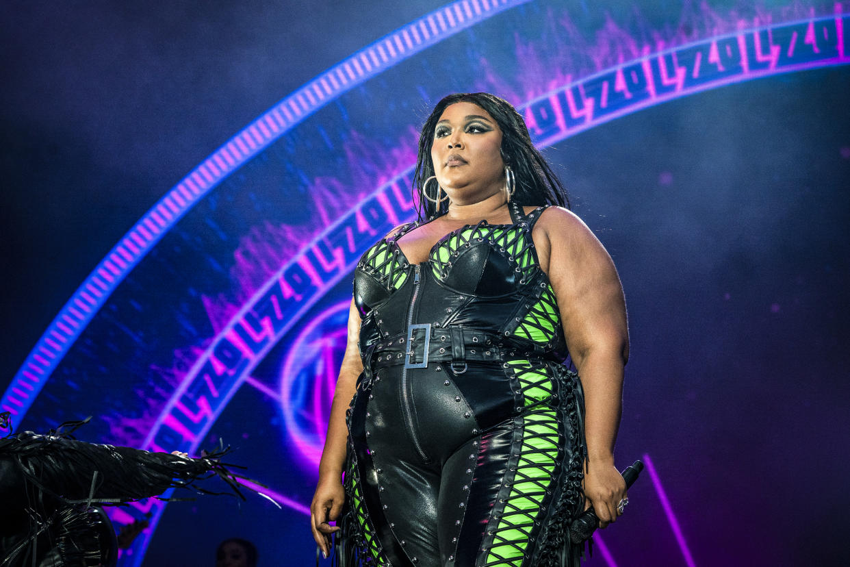 Lizzo performs on day two of the BottleRock Napa Valley Music Festival on May 27, 2023, in Napa, Calif. (Amy Harris / Invision / AP file)