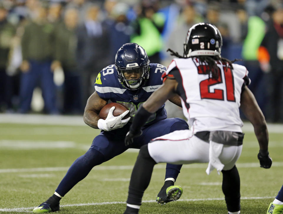 Mike Davis should be back for the Seahawks in Week 13. (AP Photo/Stephen Brashear)