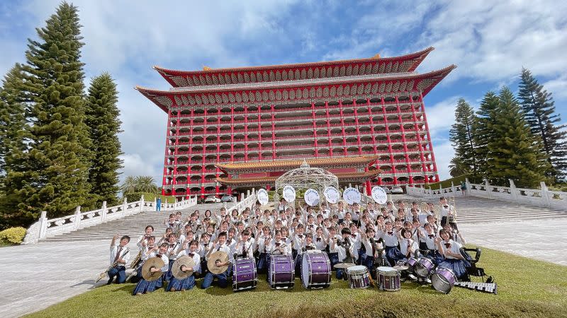 ▲橘高校吹奏樂部受邀來台，入住圓山飯店。（圖／文化總會提供）