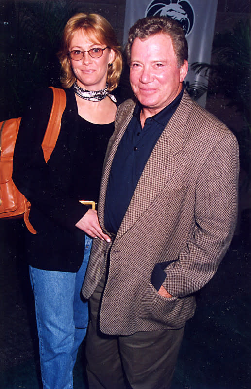 William Shatner and Nerine Kidd in 1996<p>Jeff Kravitz/FilmMagic</p>