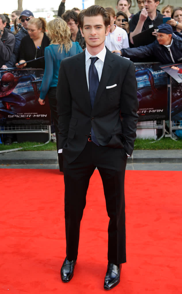 Andrew Garfield attends the Gala Premiere of The Amazing Spider-Man at Odeon Leicester Square on June 18, 2012 in London, England.