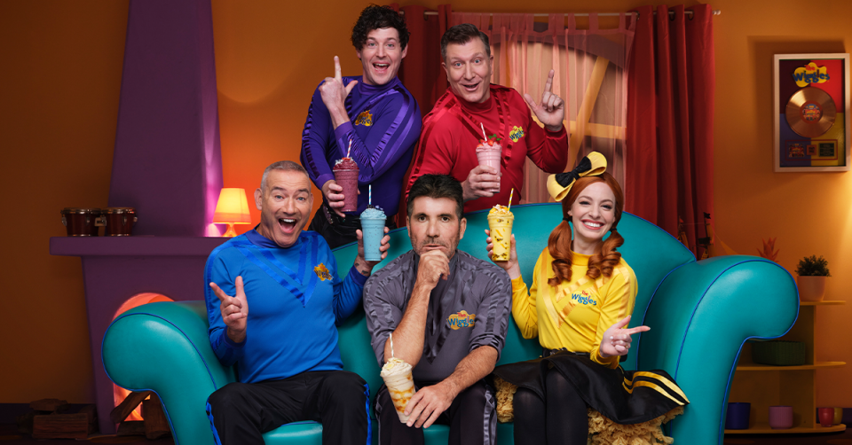 Simon Cowell and The Wiggles in an ad for Uber Eats