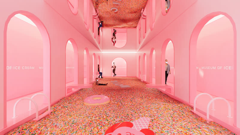 Artist Rendering Of The Sprinkle Pool At The Upcoming Museum Of Ice Cream Singapore